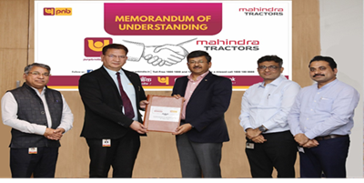 PNB and Mahindra & Mahindra Limited collaborate to boost farm mechanisation