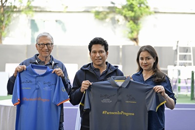 bill gates sachin tendulkar and dr anjali tendulkar