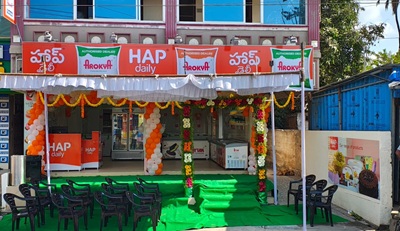 HATSUN AGRO PRODUCT LIMITED EXPANDS RETAIL FOOTPRINT WITH THE LAUNCH OF ITS 4000TH HAP DAILY OUTLET IN BHIMAVARAM, ANDHRA PRADESH