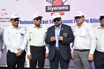 Siyaram’s National Blind Cricket Tournament Kicks-off at the  Iconic Brabourne Stadium