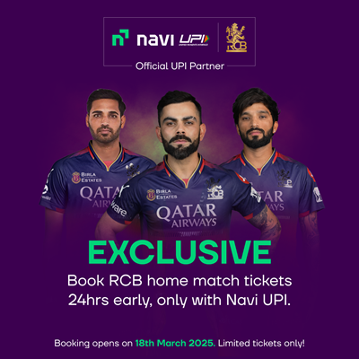 navi upi official upi partner of royal challengers bengaluru