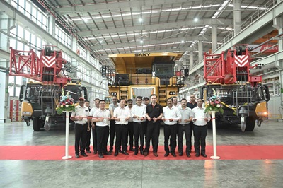 sany india unveils mining dump truck skt130s 2