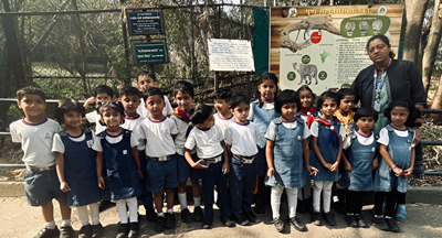 students of ryan international academy bavdhan at rajiv gandhi zoological park