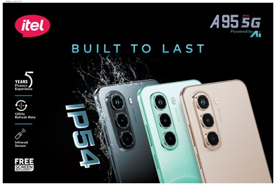 itel launches Innovative AI-Powered A95 5G Smartphone at Just Rs.9599