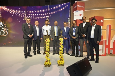 aisats blr logistic park inaugration lamp