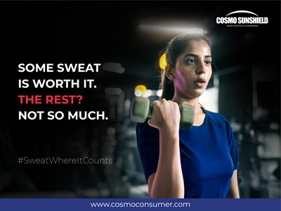 Cosmo Sunshield launches new brand film #SweatWhereItCounts