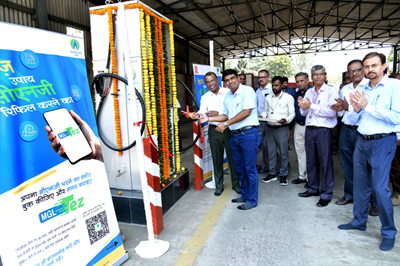 mahanagar gas limited and best extend mgl tez to all bus depots