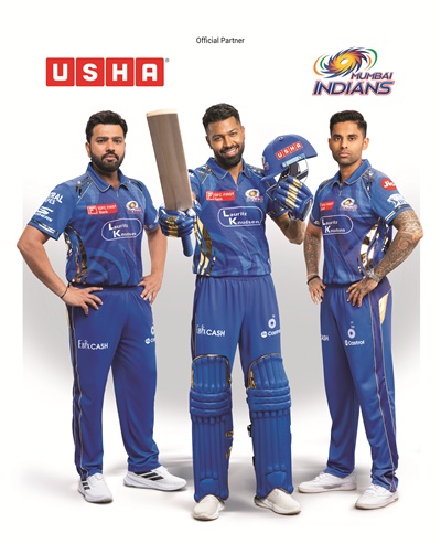 Usha International partners with Mumbai Indians for 12th consecutive year