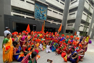 residents of atmosphere o2 celebrate gudi padwa and ugadi