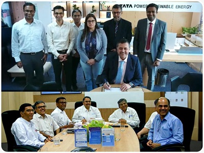 tata motors and tata power renewable energy signed ppa
