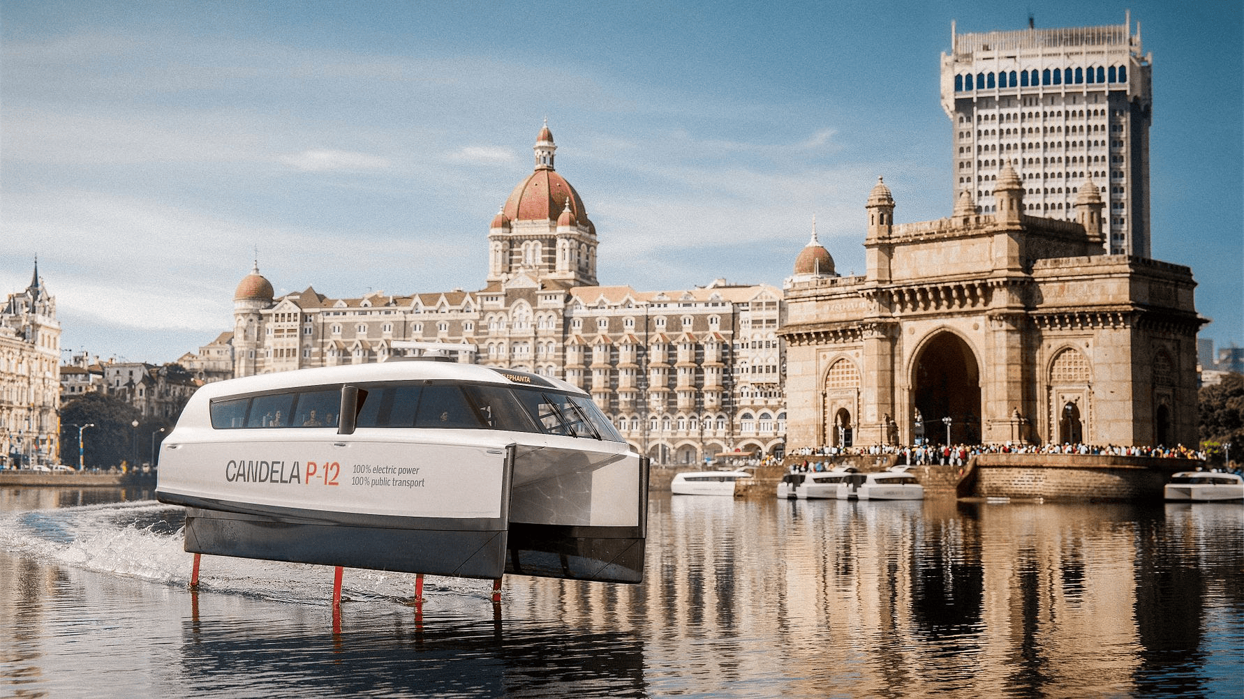 Mumbai to Tackle Traffic Congestion with Flying Electric Ferries
