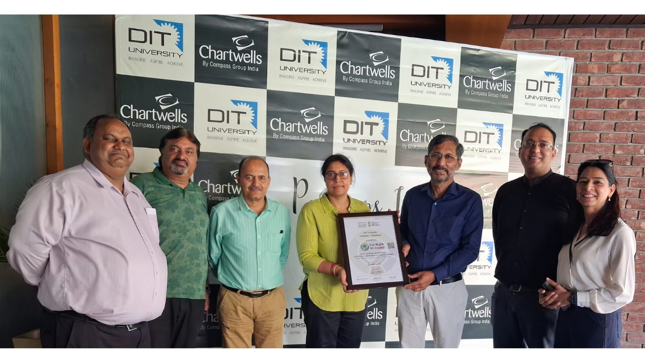 DIT University Secures FSSAI’s Eat Right Campus Certification with Compass Group India