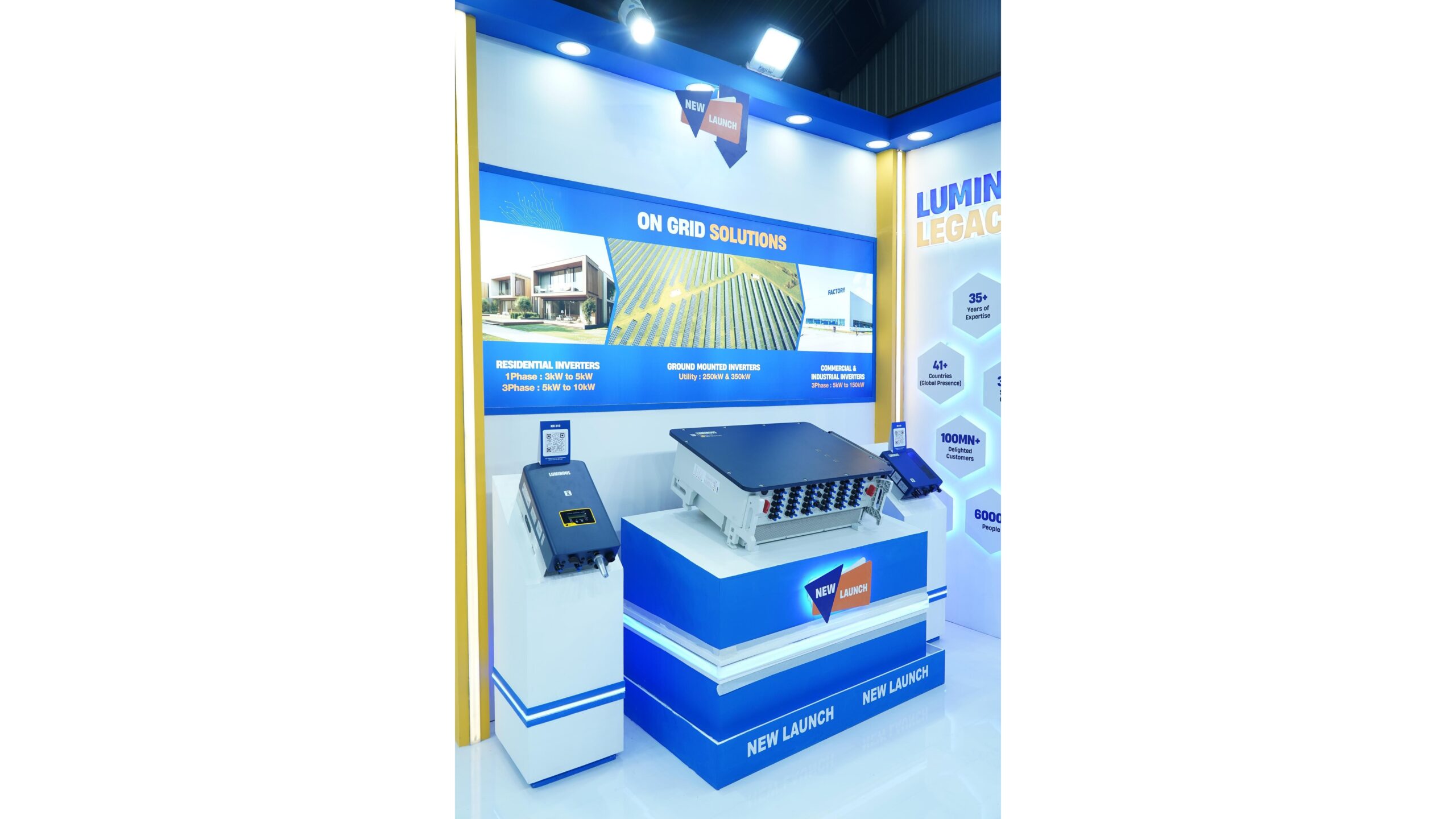Luminous Power Technologies showcases NXIA Utility String Inverter Series at the India Green Energy Expo 2025