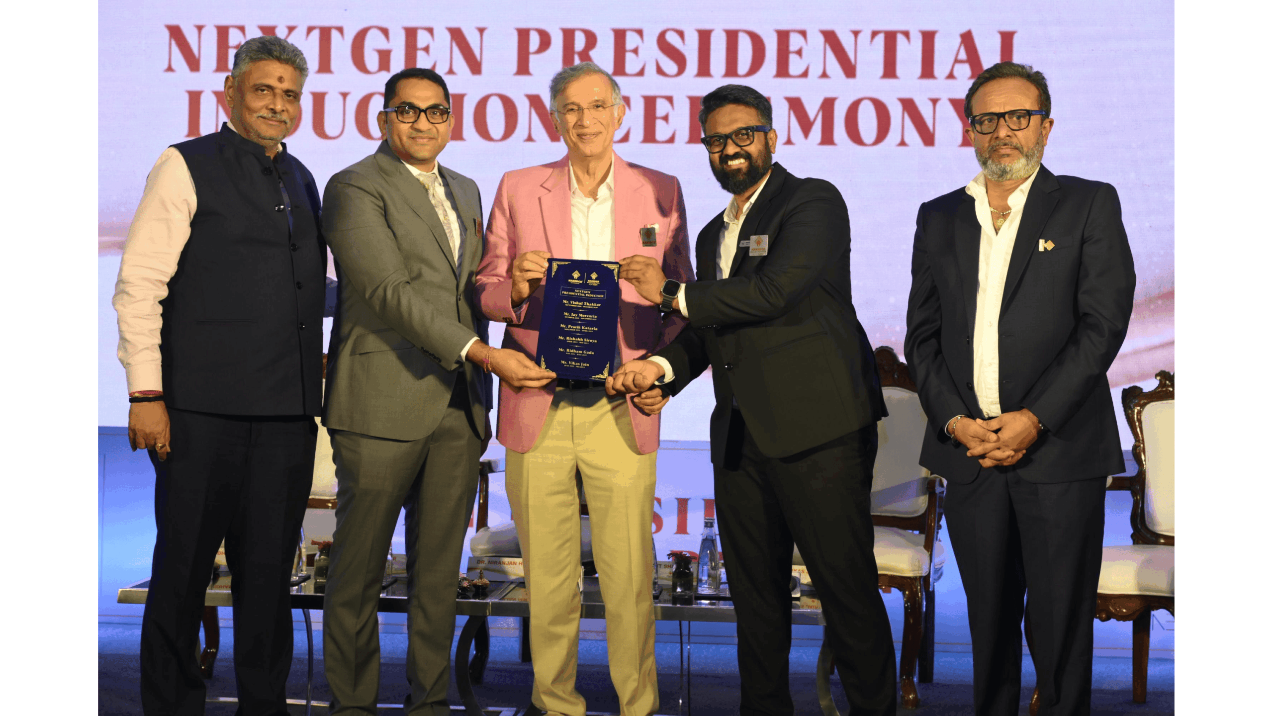 Vikas Jain appointed as President NAREDCO Mahrashtra NextGen at the Presidential Induction Ceremony in Mumbai scaled